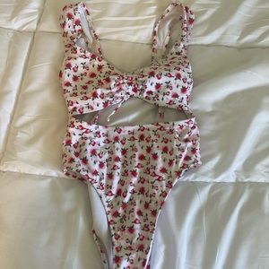 Girly one piece swimsuit!